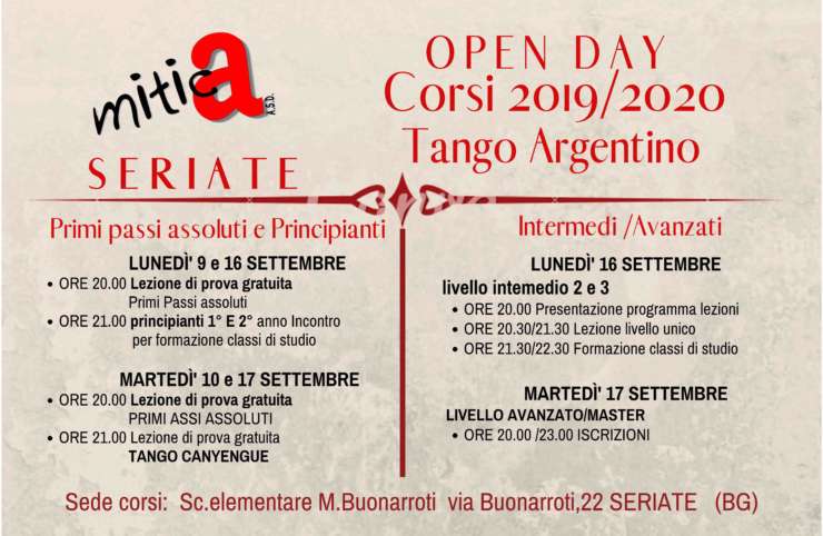 Open day 2019-2020